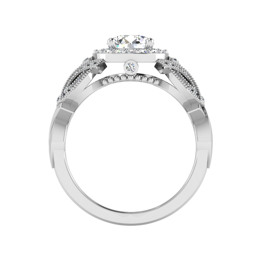 Giselle Halo Engagement Ring